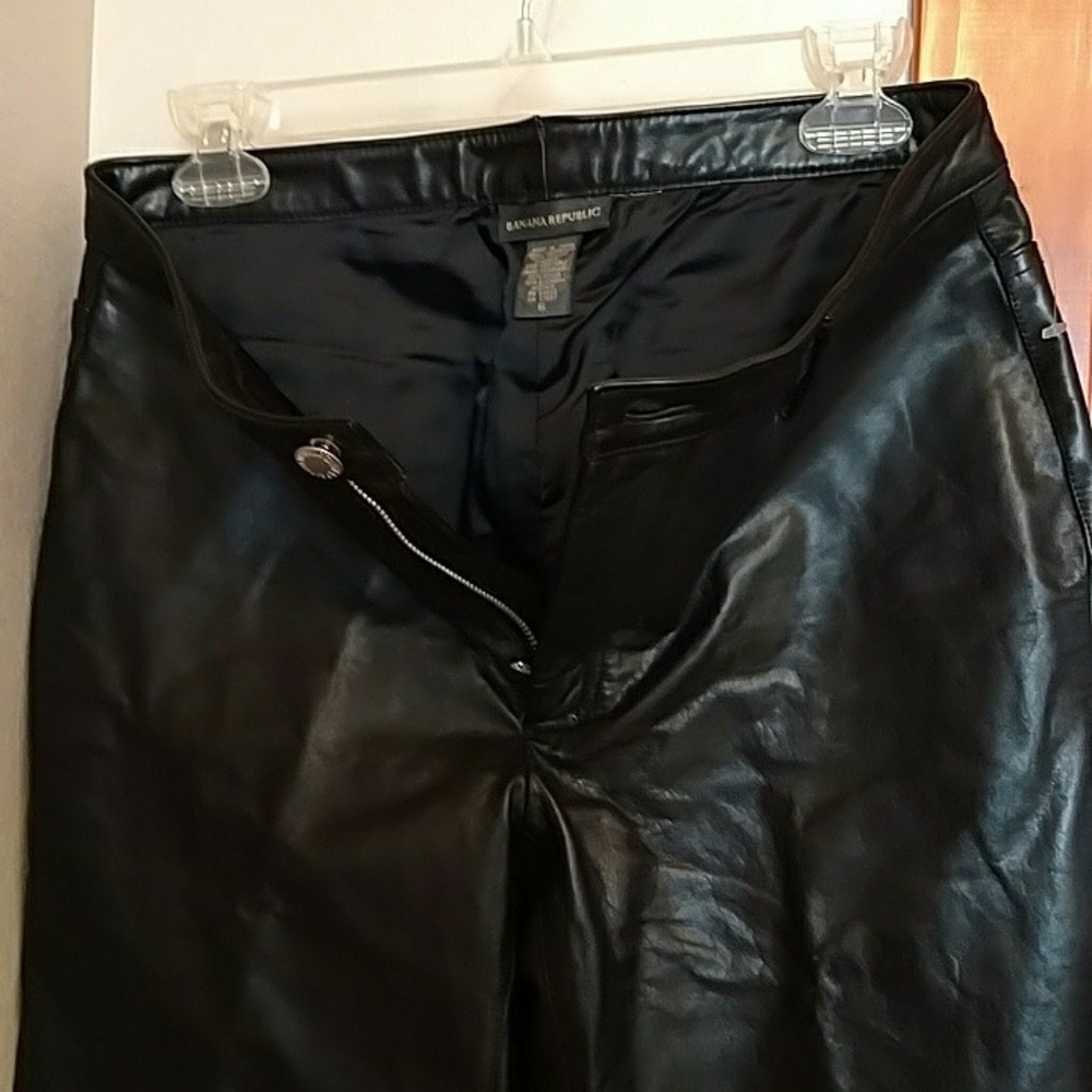 Banana Republic leather pants